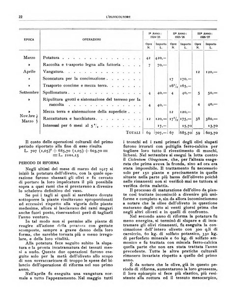 L'olivicoltore bollettino settimanale della Società nazionale degli olivicoltori