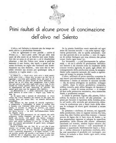 L'olivicoltore bollettino settimanale della Società nazionale degli olivicoltori