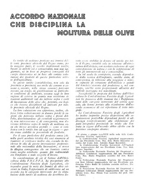 L'olivicoltore bollettino settimanale della Società nazionale degli olivicoltori