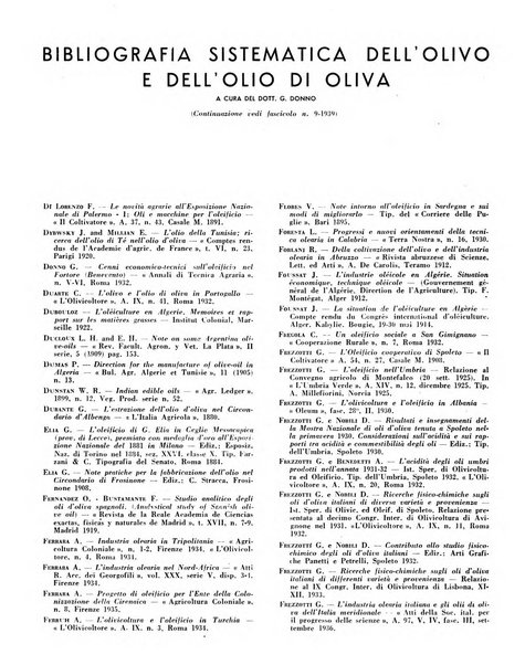 L'olivicoltore bollettino settimanale della Società nazionale degli olivicoltori