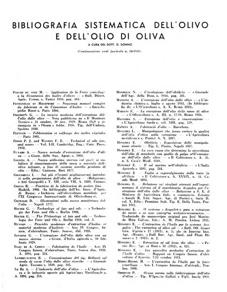 L'olivicoltore bollettino settimanale della Società nazionale degli olivicoltori