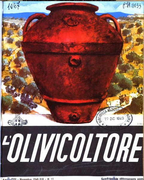 L'olivicoltore bollettino settimanale della Società nazionale degli olivicoltori