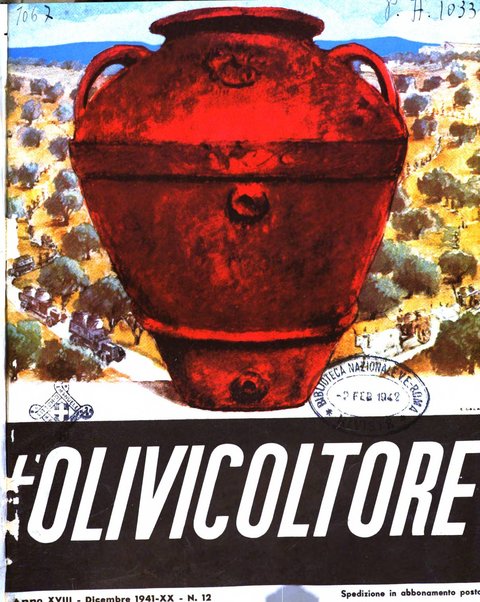 L'olivicoltore bollettino settimanale della Società nazionale degli olivicoltori