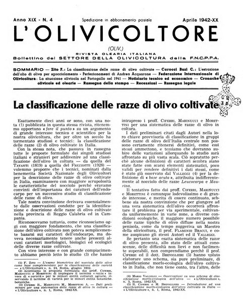 L'olivicoltore bollettino settimanale della Società nazionale degli olivicoltori