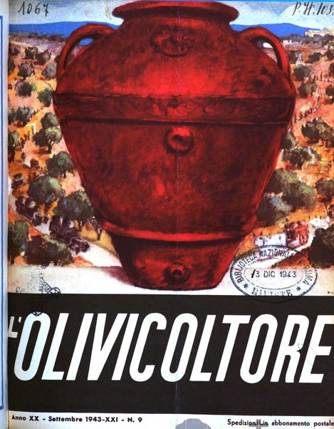 L'olivicoltore bollettino settimanale della Società nazionale degli olivicoltori