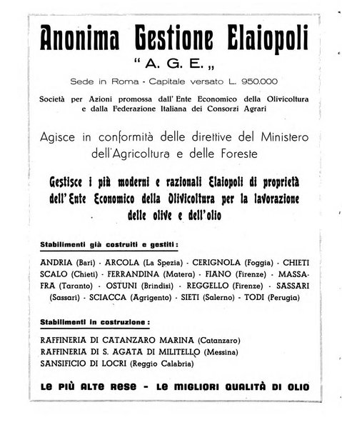 L'olivicoltore bollettino settimanale della Società nazionale degli olivicoltori