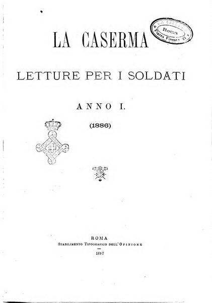 La caserma letture per i soldati