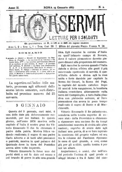 La caserma letture per i soldati