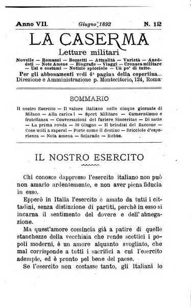 La caserma letture per i soldati