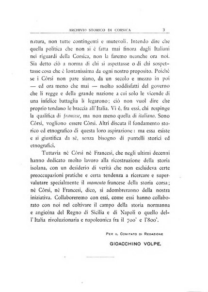 Archivio storico di Corsica pubblicazione trimestrale