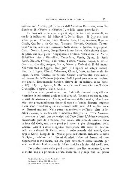 Archivio storico di Corsica pubblicazione trimestrale