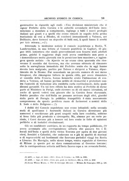 Archivio storico di Corsica pubblicazione trimestrale