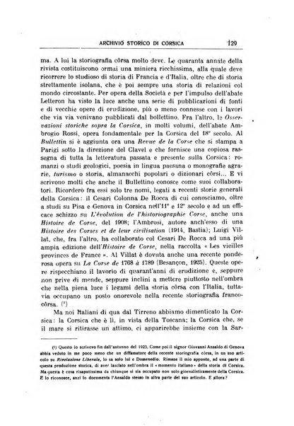 Archivio storico di Corsica pubblicazione trimestrale