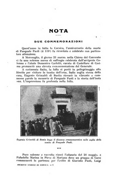 Archivio storico di Corsica pubblicazione trimestrale