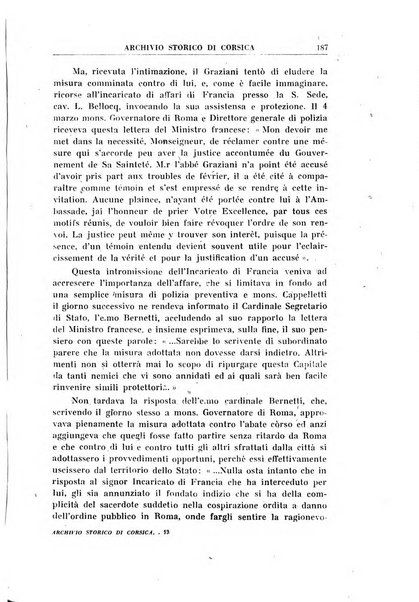 Archivio storico di Corsica pubblicazione trimestrale