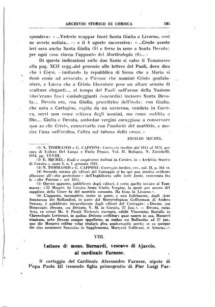 Archivio storico di Corsica pubblicazione trimestrale