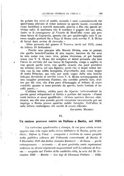 Archivio storico di Corsica pubblicazione trimestrale