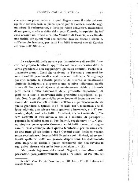 Archivio storico di Corsica pubblicazione trimestrale