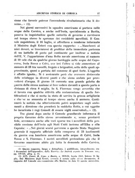 Archivio storico di Corsica pubblicazione trimestrale