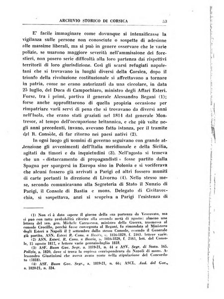 Archivio storico di Corsica pubblicazione trimestrale