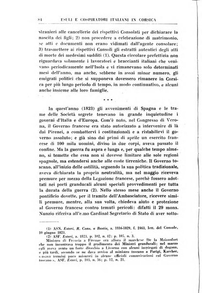 Archivio storico di Corsica pubblicazione trimestrale