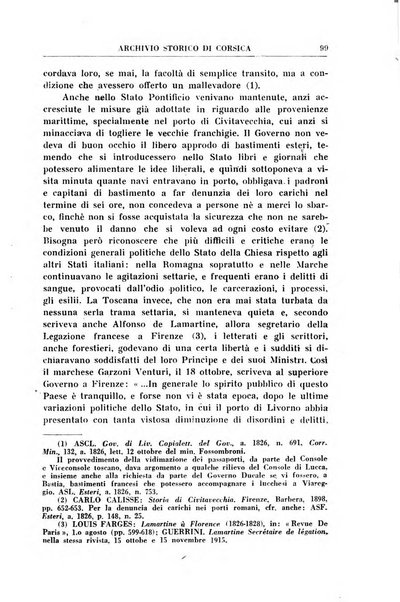 Archivio storico di Corsica pubblicazione trimestrale