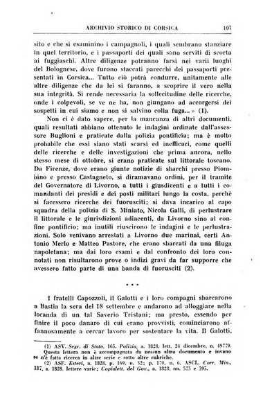 Archivio storico di Corsica pubblicazione trimestrale