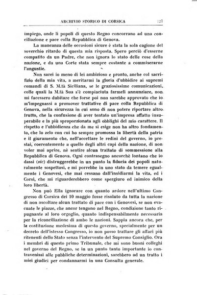 Archivio storico di Corsica pubblicazione trimestrale