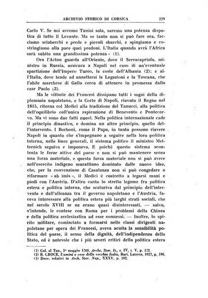 Archivio storico di Corsica pubblicazione trimestrale