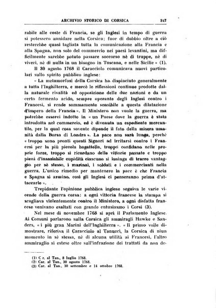 Archivio storico di Corsica pubblicazione trimestrale