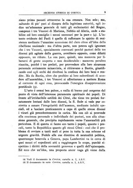 Archivio storico di Corsica pubblicazione trimestrale