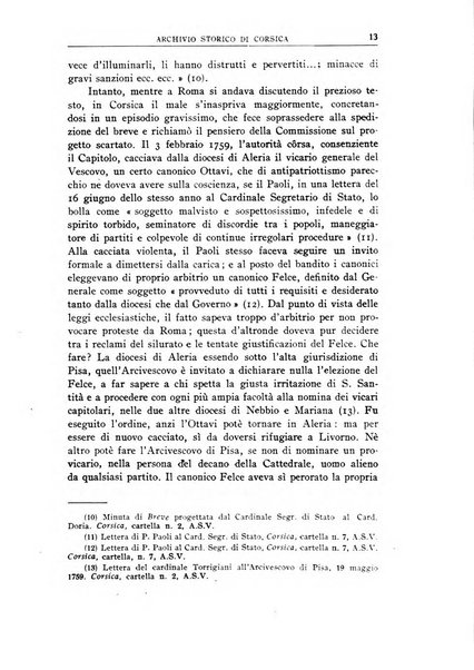 Archivio storico di Corsica pubblicazione trimestrale