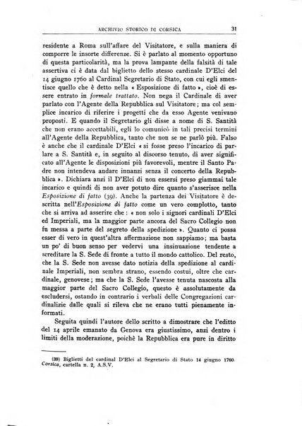 Archivio storico di Corsica pubblicazione trimestrale