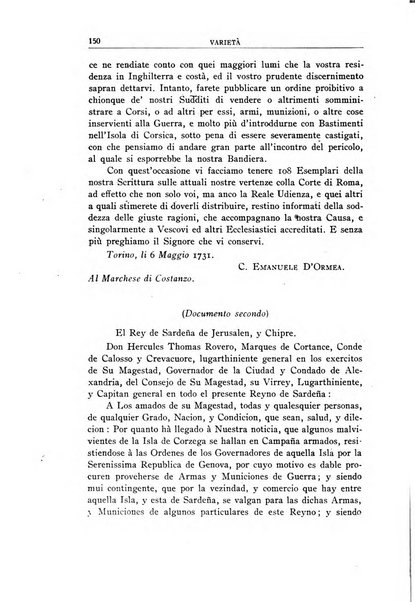 Archivio storico di Corsica pubblicazione trimestrale