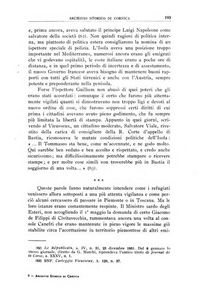 Archivio storico di Corsica pubblicazione trimestrale