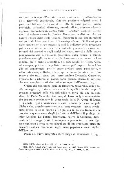 Archivio storico di Corsica pubblicazione trimestrale