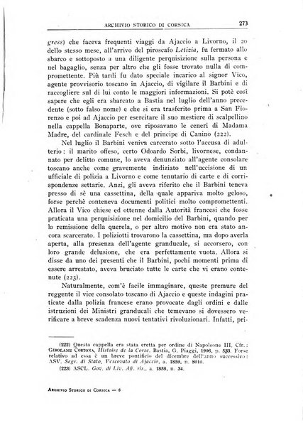 Archivio storico di Corsica pubblicazione trimestrale