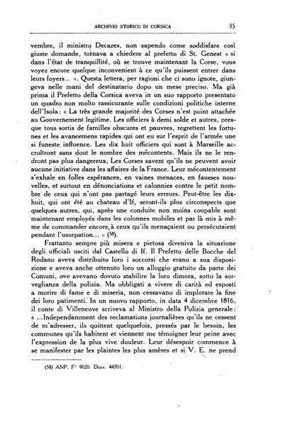 Archivio storico di Corsica pubblicazione trimestrale