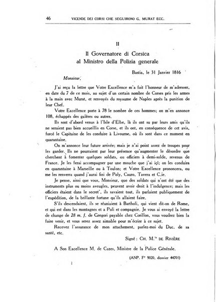 Archivio storico di Corsica pubblicazione trimestrale