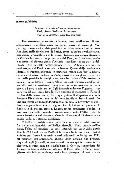 Archivio storico di Corsica pubblicazione trimestrale