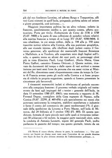 Archivio storico di Corsica pubblicazione trimestrale