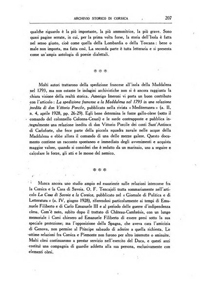 Archivio storico di Corsica pubblicazione trimestrale