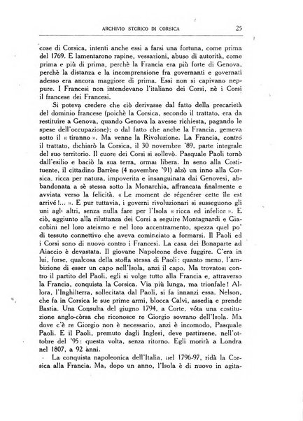 Archivio storico di Corsica pubblicazione trimestrale