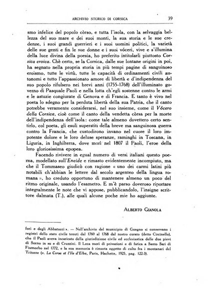 Archivio storico di Corsica pubblicazione trimestrale