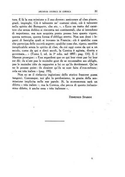 Archivio storico di Corsica pubblicazione trimestrale