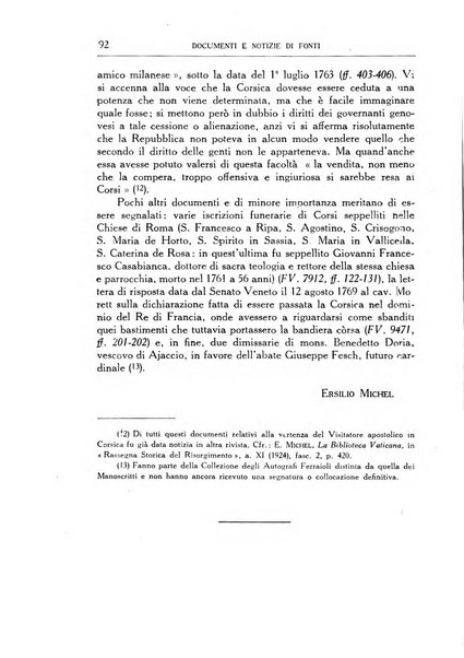 Archivio storico di Corsica pubblicazione trimestrale