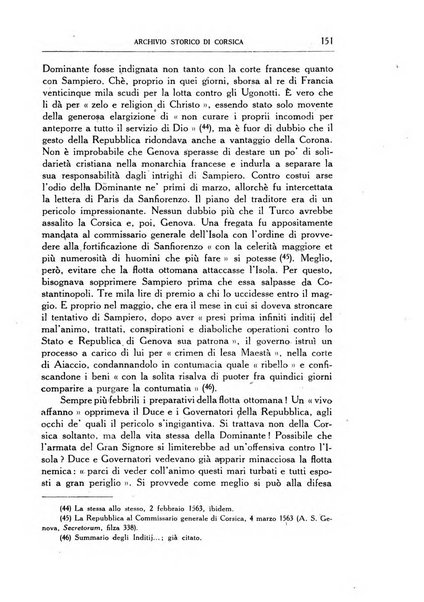 Archivio storico di Corsica pubblicazione trimestrale