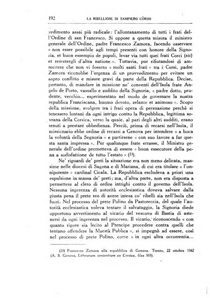 Archivio storico di Corsica pubblicazione trimestrale