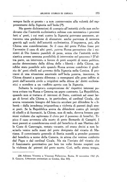 Archivio storico di Corsica pubblicazione trimestrale