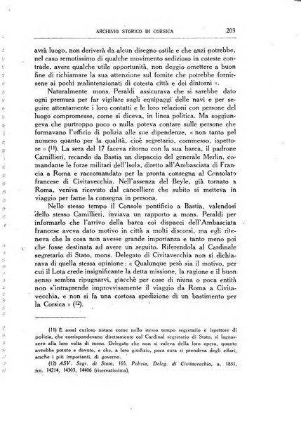 Archivio storico di Corsica pubblicazione trimestrale